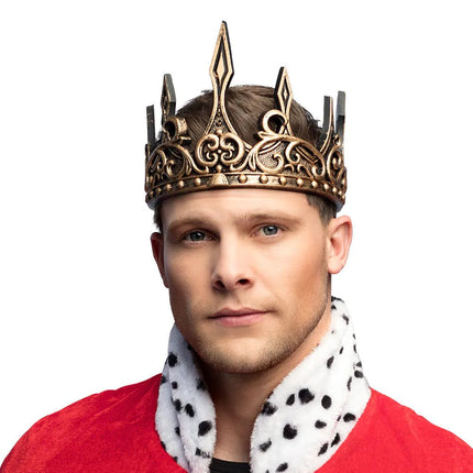Kroon Middeleeuwse Koning van Boland koop je bij Partywinkel
