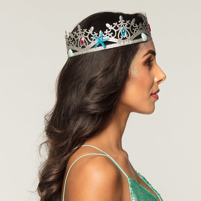 Kroon Zeekoningin 22cm van Boland koop je bij Partywinkel