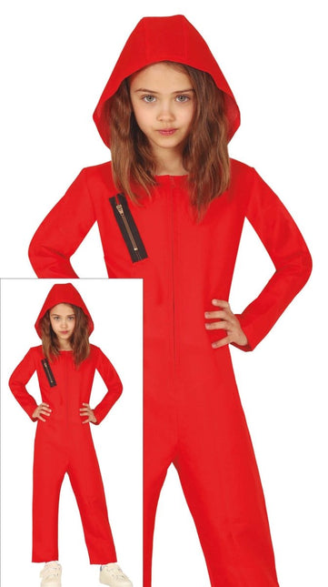 La Casa de Papel Jumpsuit Rood van Fiestas Guirca koop je bij Partywinkel