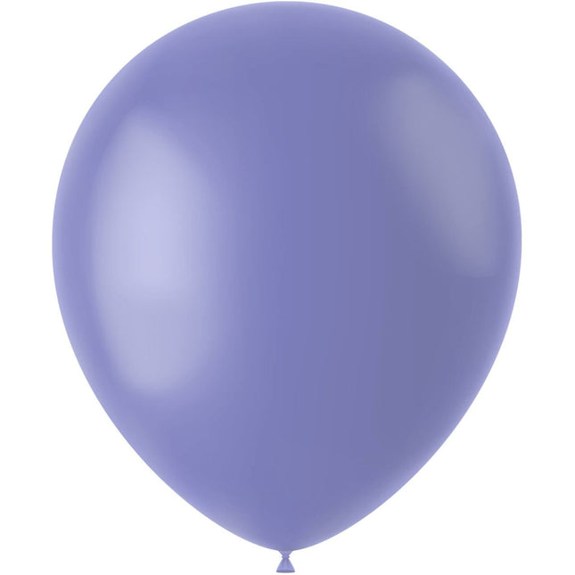 Lavendel Ballonnen Cornflower Blue 33cm 100st van Folat koop je bij Partywinkel
