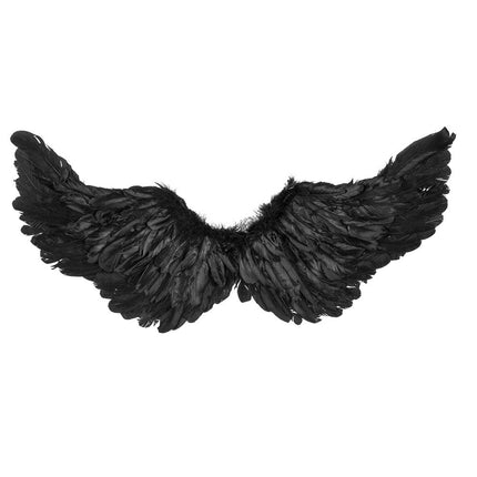 LED engelenvleugels zwart van Boland koop je bij Partywinkel