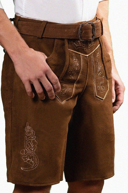 Lederhose Bruin Kort Brixental