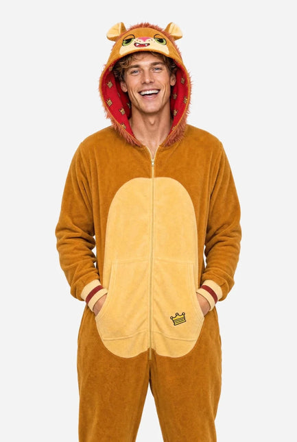 Leeuw Onesie Unisex Bruin van OppoSuits koop je bij Partywinkel