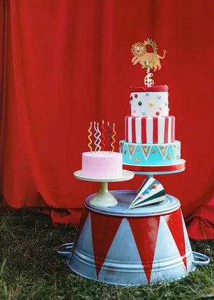 Leeuw Taarttopper 16cm van Partydeco koop je bij Partywinkel