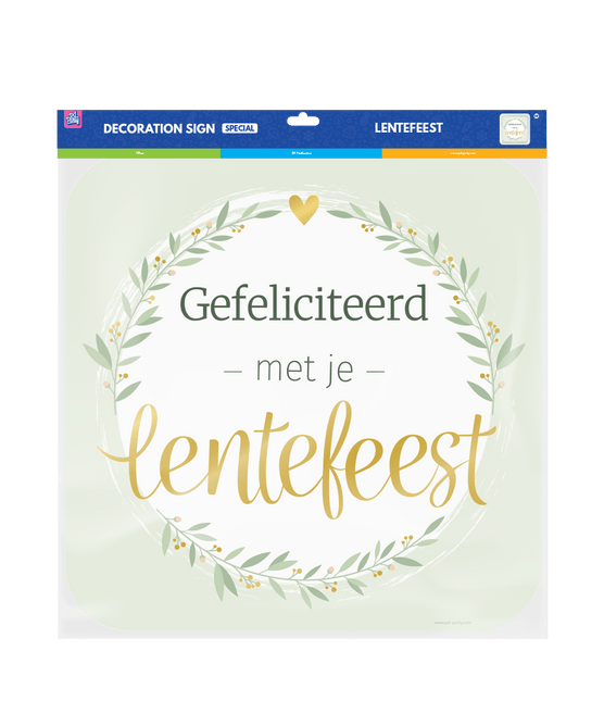 Lentefeest Deurbord 50cm van Paper Dreams koop je bij Partywinkel
