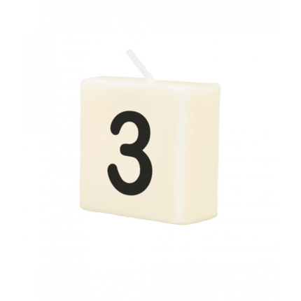 Letter Kaarsje 3 4cm van Paper Dreams koop je bij Partywinkel