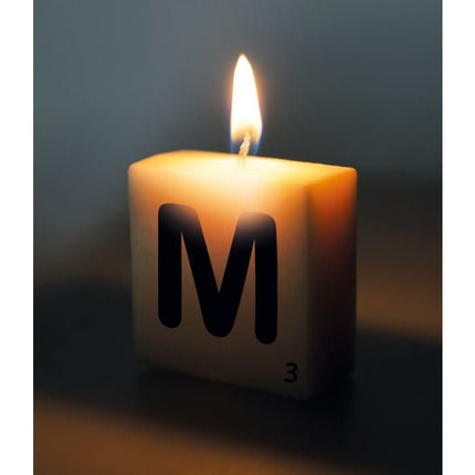 Letter Kaarsje M 4cm van Paper Dreams koop je bij Partywinkel