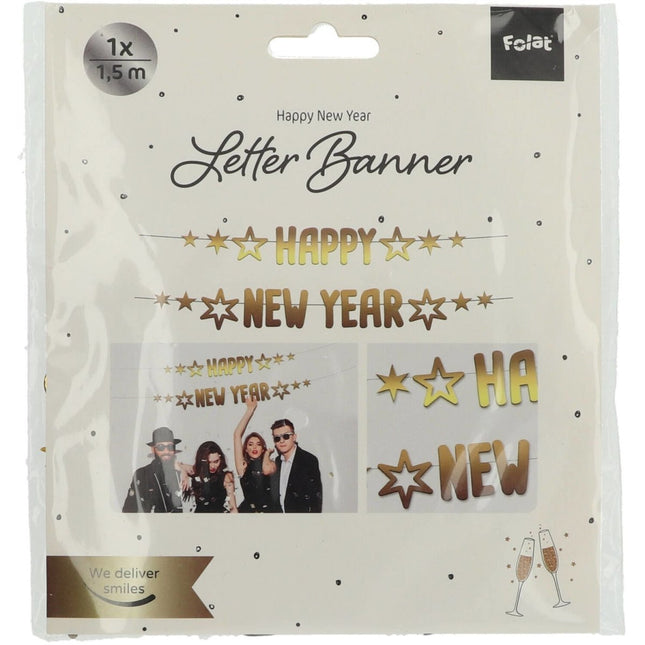 Letterslingers Happy New Year 2st van Folat koop je bij Partywinkel
