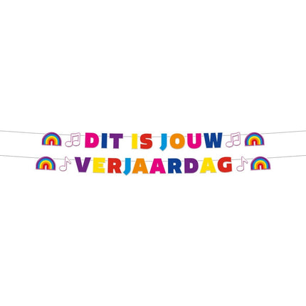 Letterslingers K3 Dit is jouw verjaardag 2m van Folat koop je bij Partywinkel