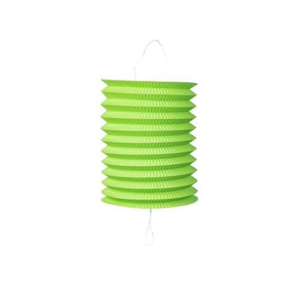 Licht Groene Lampion 16cm van WeFiesta koop je bij Partywinkel