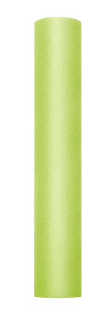 Licht Groene Tule Rol 30cm 9m van Partydeco koop je bij Partywinkel