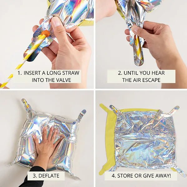 Lichtblauwe Ballon 35cm 4st van Partydeco koop je bij Partywinkel