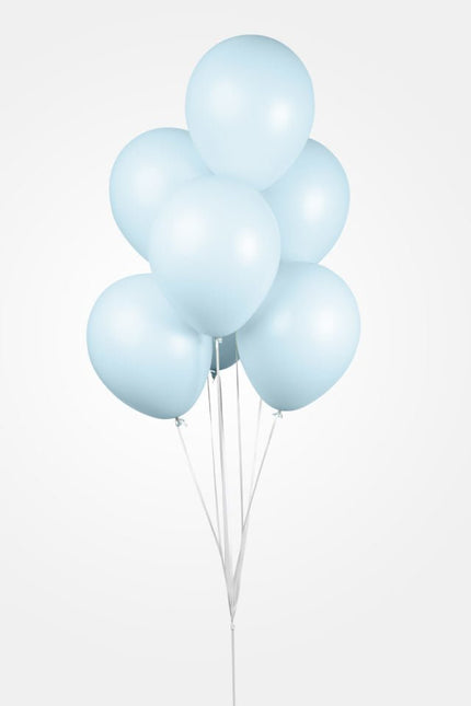 Lichtblauwe Ballonnen Pastel Macaron 30cm 25st van WeFiesta koop je bij Partywinkel