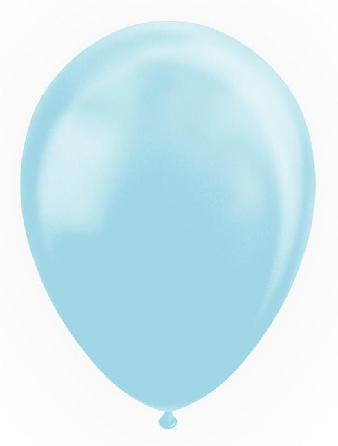 Lichtblauwe Ballonnen Pastel Macaron 30cm 25st van WeFiesta koop je bij Partywinkel