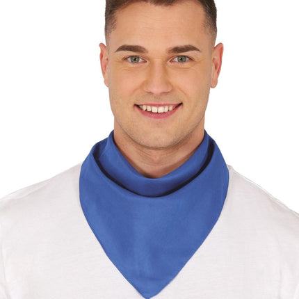 Lichtblauwe Bandana 54cm van Fiestas Guirca koop je bij Partywinkel