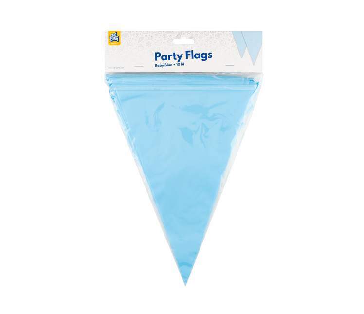 Lichtblauwe Slinger Plastic 10m van Paper Dreams koop je bij Partywinkel