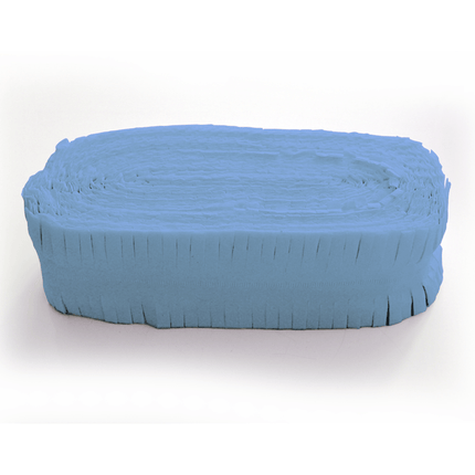 Lichtblauwe Slingers Crepe 24m van WeFiesta koop je bij Partywinkel