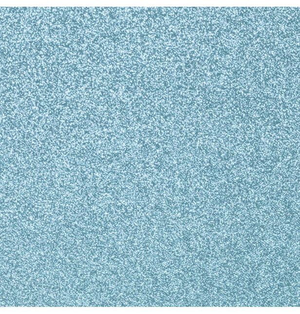 Lichtblauwe Tafelkleed Glitter 3m van CHAKS koop je bij Partywinkel