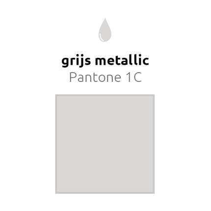 Lichtgrijze Ballonnen Metallic 30cm 50st van Balloonia koop je bij Partywinkel