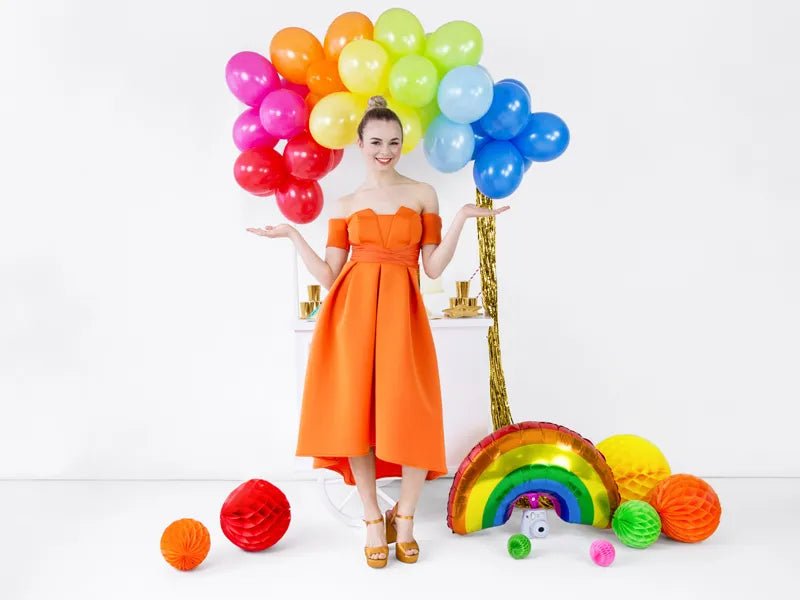 Lichtgroene Honeycomb 10cm van Partydeco koop je bij Partywinkel