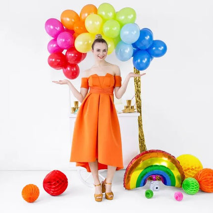 Lichtgroene Honeycomb 20cm van Partydeco koop je bij Partywinkel