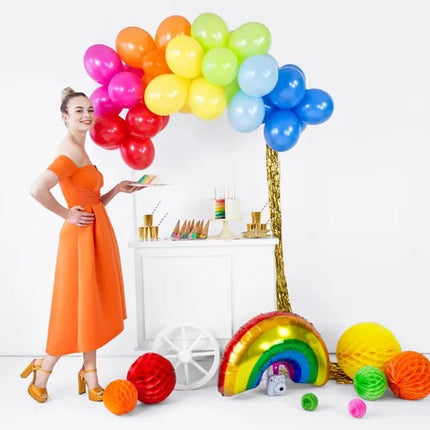 Lichtgroene Honeycomb 20cm van Partydeco koop je bij Partywinkel