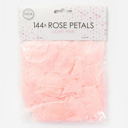 Lichtroze Rozenblaadjes 144st van WeFiesta koop je bij Partywinkel