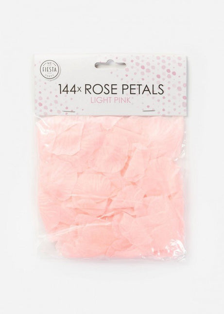 Lichtroze Rozenblaadjes 144st van WeFiesta koop je bij Partywinkel