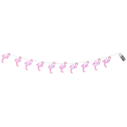 Lichtslinger LED Flamingo 1,4m van Boland koop je bij Partywinkel
