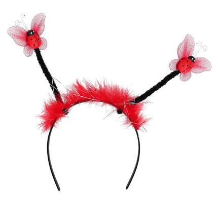 Lieveheersbeestje Haarband Rood van Boland koop je bij Partywinkel