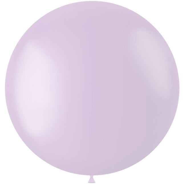Lila Ballon Powder Lilac 80cm van Folat koop je bij Partywinkel