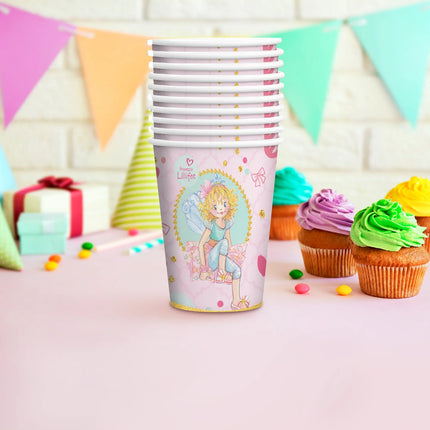 Prinses Lillifee Bekers 250ml 8st