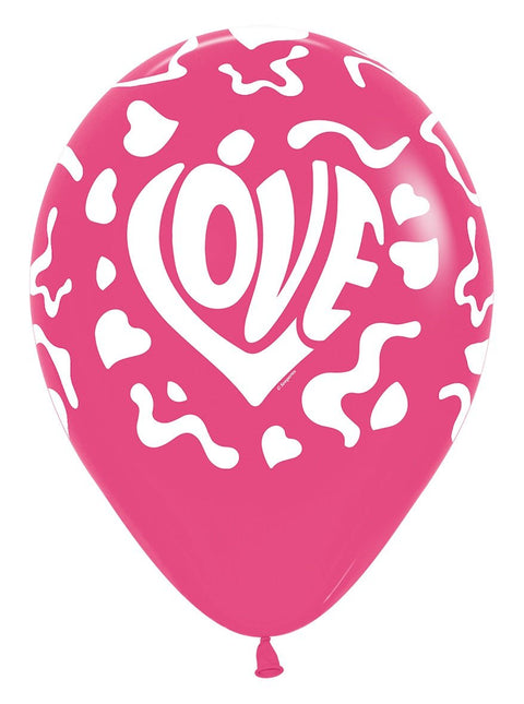 Love Ballonnen 30cm 25st van Sempertex koop je bij Partywinkel