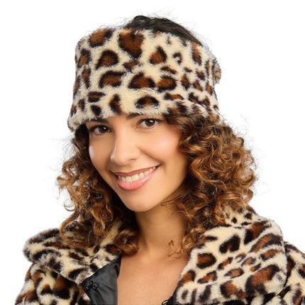 Luipaardprint Hoofdband van CHAKS koop je bij Partywinkel