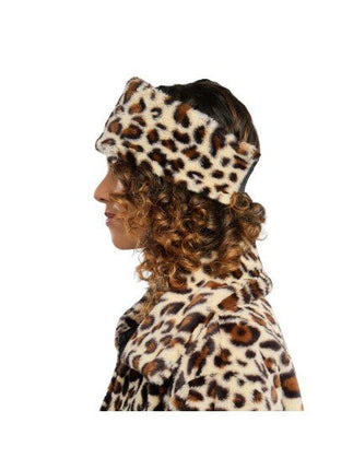 Luipaardprint Hoofdband van CHAKS koop je bij Partywinkel