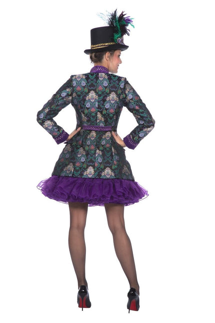 Groen Paarse Jas Dames van Wilbers & Wilbers koop je bij Partywinkel