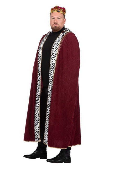 Koningsmantel Rood Heren Luxe van Wilbers & Wilbers koop je bij Partywinkel
