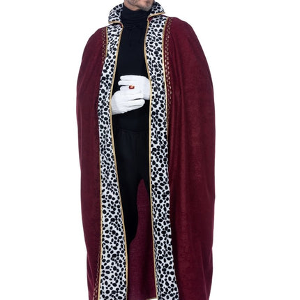 Koningsmantel Rood Heren Luxe van Wilbers & Wilbers koop je bij Partywinkel