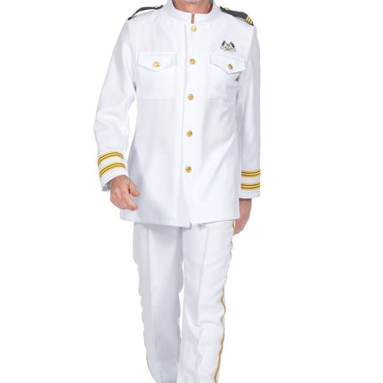 Navy Kostuum Heren Officier 2 delig van Wilbers & Wilbers koop je bij Partywinkel