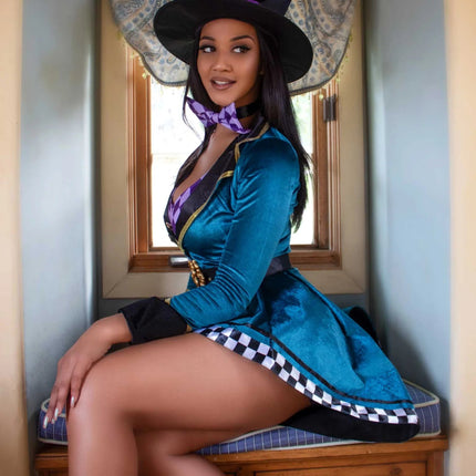 Mad Hatter Jurk Dames Leg Avenue van Leg Avenue koop je bij Partywinkel