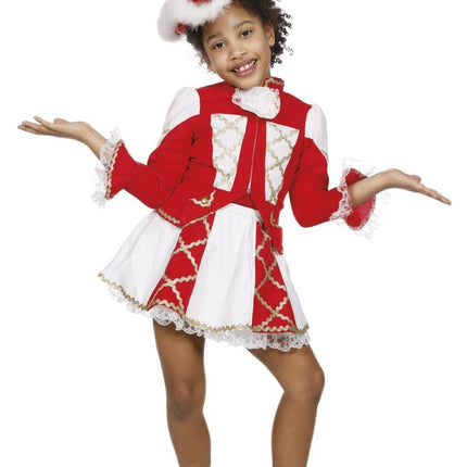 Majorette Kostuum Rood Meisje van Wilbers & Wilbers koop je bij Partywinkel