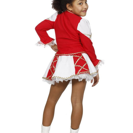 Majorette Kostuum Rood Meisje van Wilbers & Wilbers koop je bij Partywinkel
