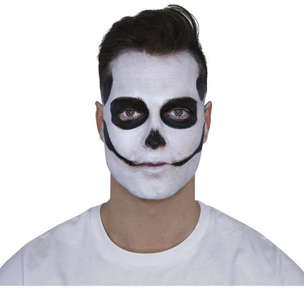 Make - Up Set Day Of The Dead Zwart Rood 8 delig van Fiestas Guirca koop je bij Partywinkel