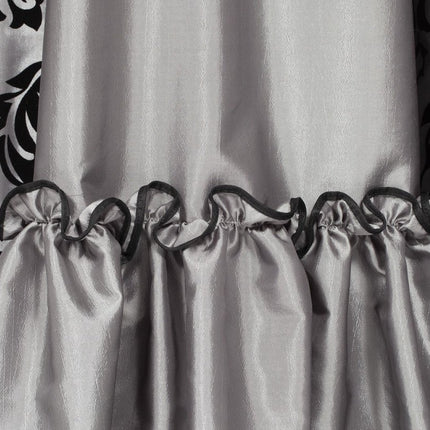 Markiezin Jurk Grijs Zwart Dames van Wilbers & Wilbers koop je bij Partywinkel