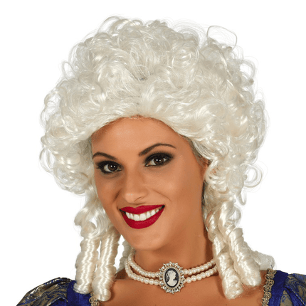 Markiezin Pruik Wit van Fiestas Guirca koop je bij Partywinkel