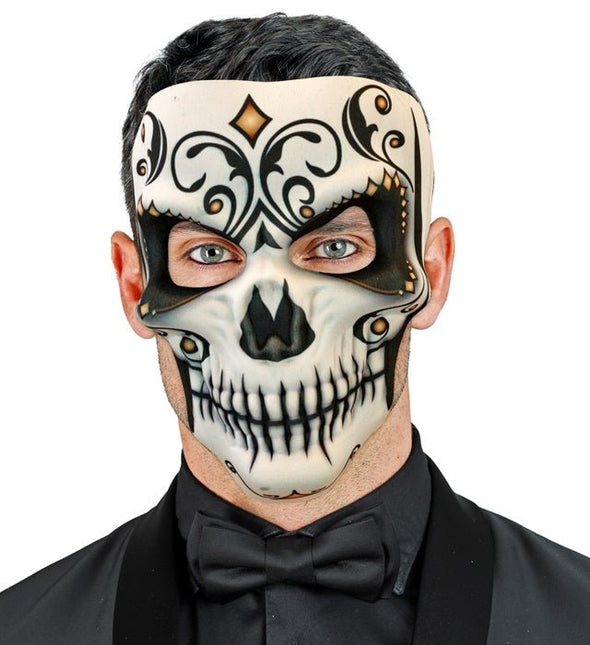 Masker Dia de Los Muertos van Widmann koop je bij Partywinkel