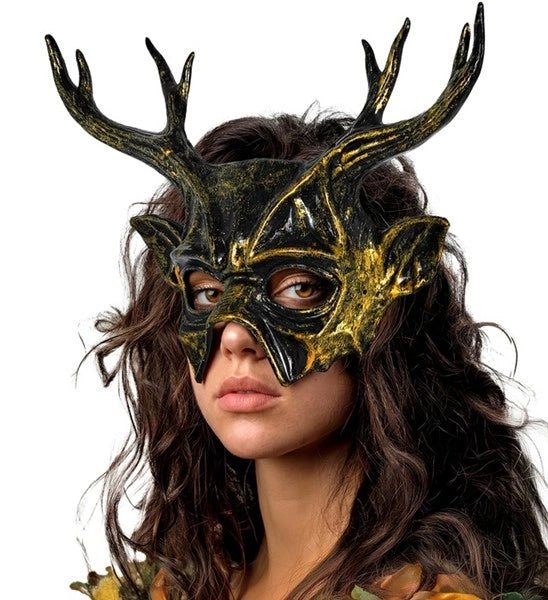 MASKER GEHOORNDE GEIT - HARD PLASTIC van Widmann koop je bij Partywinkel