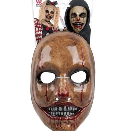 MASKER PSYCHO CLOWN - PLASTIC van Widmann koop je bij Partywinkel