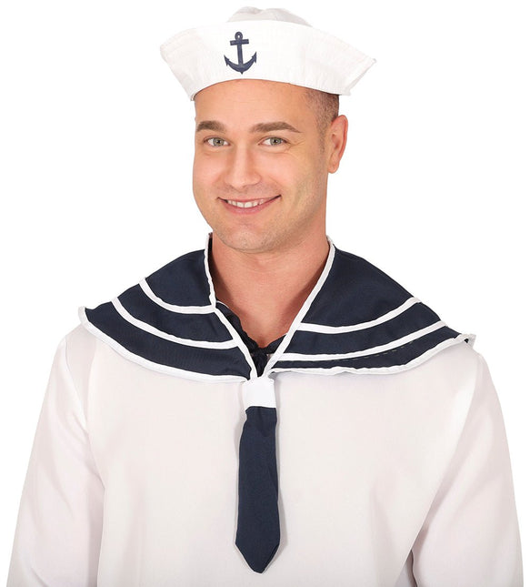 Matrozenpet met Kraag en Stropdas van Fiestas Guirca koop je bij Partywinkel