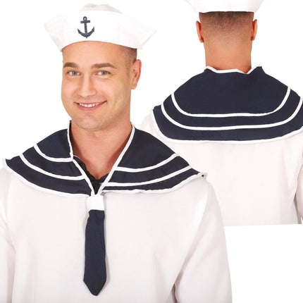Matrozenpet met Kraag en Stropdas van Fiestas Guirca koop je bij Partywinkel